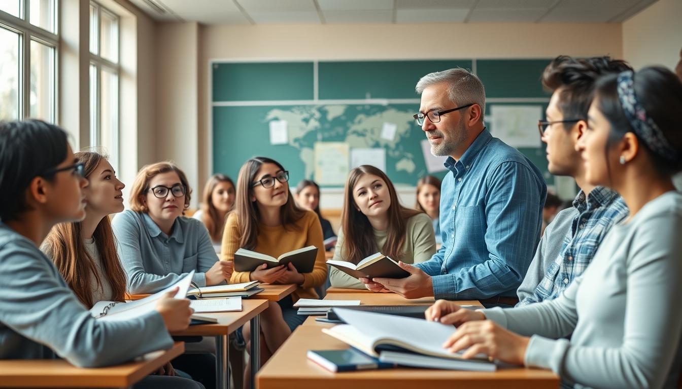 Modern university campus for students